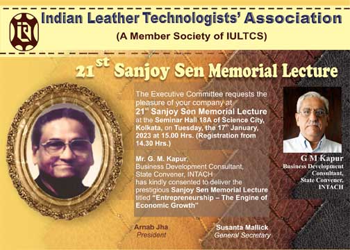 21st Sanjoy Sen Memorial Lecture 21st Sanjoy Sen Memorial Lecture